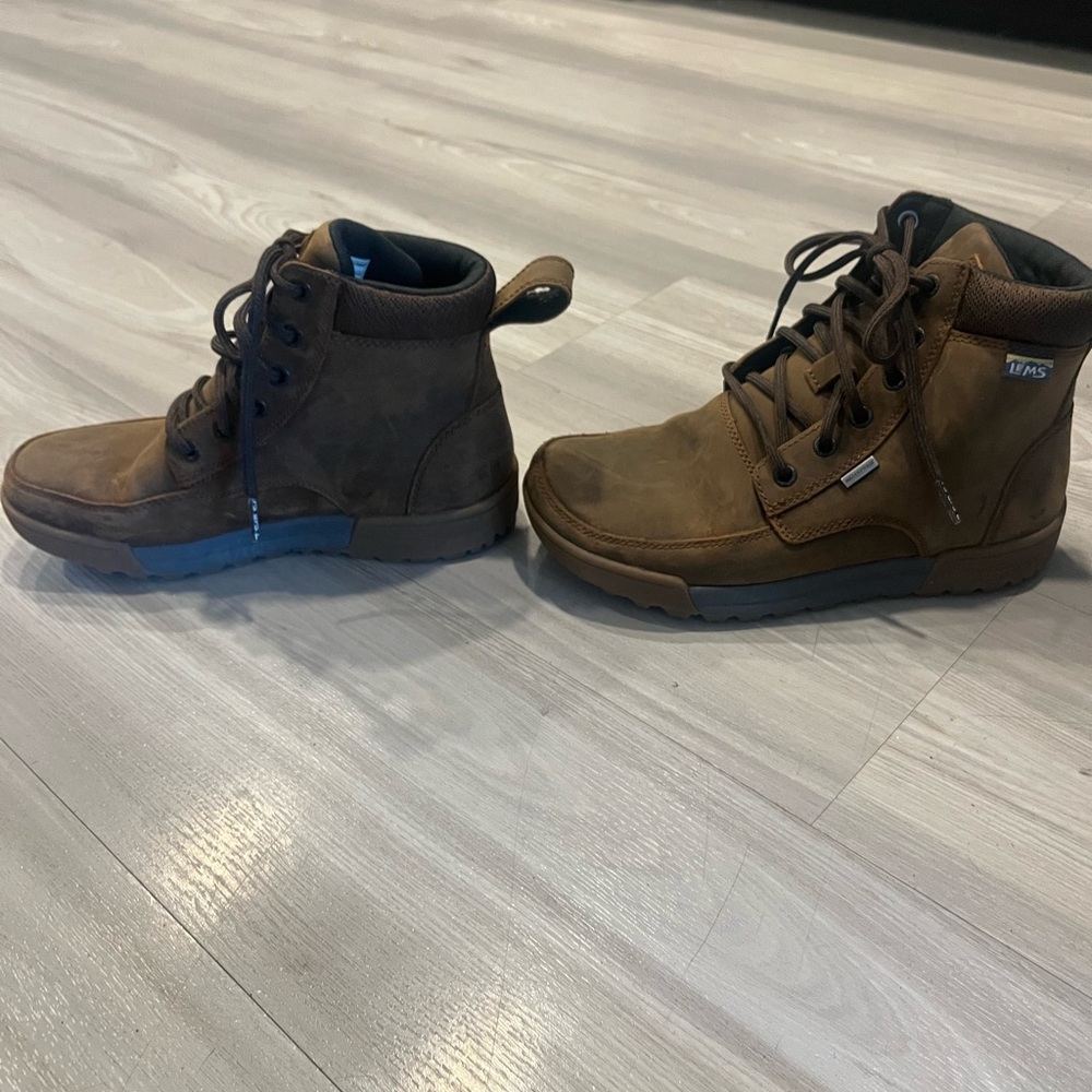 Lems Women's Boulder Summit Hiking Boot in brown waterproof - Picture 4 of 5